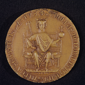 Seal of Rudolf I (1218-91) of Habsbourg, 1289 (wax)