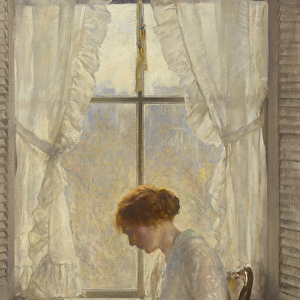The Seamstress, 1916 (oil on canvas)
