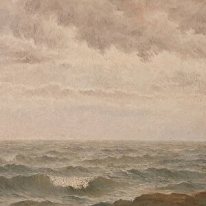 Seascape, early 20th century (oil on board)