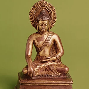 Seated Buddha (gilt bronze)