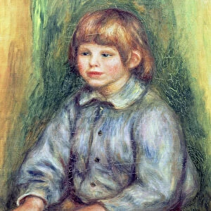 Seated Portrait of Claude Renoir (1901-81) 1905-08 (oil on canvas)