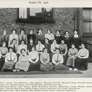 Senior VI, 1911 (b / w photo)