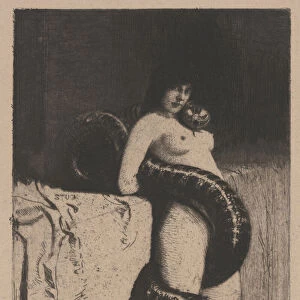 Sensuality, 1898 (etching)