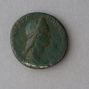 Sestertius of Vibia Sabina (bronze)