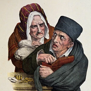 Seven Deadly Sins: Greed by Boilly, 1824