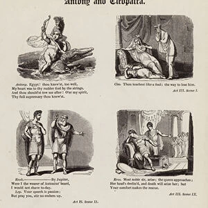 Shakespeare: Antony and Cleopatra (engraving)