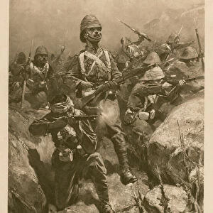 A Sharp Engagement: battle during the Boer War, 1899-1901 (photogravure)