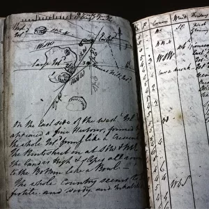 Ships Logbook belonging to Lieutenant William Bligh, 1789 (ink on paper)
