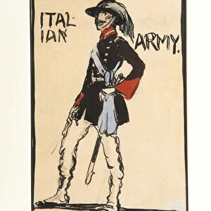A Short History of the Italian Army, 1917 (w / c on paper)
