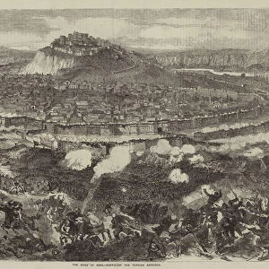 The Siege of Kars, Sortie of the Turkish Garrison (engraving)