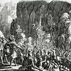 The Siege of Masada, c. 1700 (engraving)