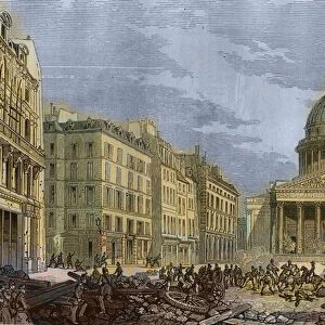 Siege of the Pantheon, 24th June 1848 - Revolution of 1848 in Paris