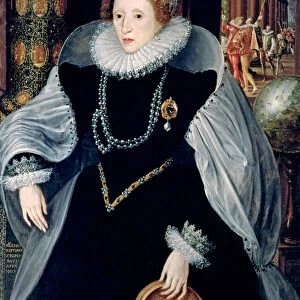 Sieve Portrait of Queen Elizabeth I in Ceremonial Costume, c. 1583 (oil on canvas)