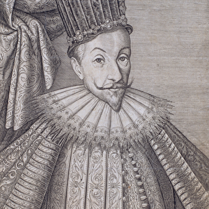 Sigismund Vasa III (1566-1632) King of Poland, 1596 (engraving)