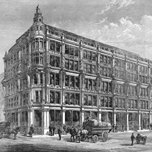 Silber and Flemings new wholesale warehouses (engraving)