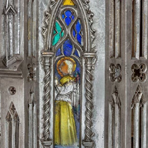 The silver altar of Saint Johns Treasure, front of the dossal, detail, 1367-1483