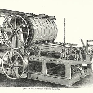 Single Large Cylinder Printing Machine (engraving)