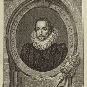 Sir Edward Coke, Lord Chief Justice (engraving)