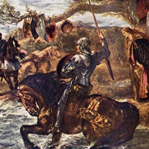 Sir Lancelot, illustration from Romance and Legend of Chivalry by A. R