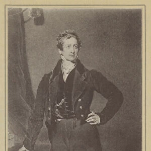 Sir Robert Peel, A possible original of Pecksniff (litho)