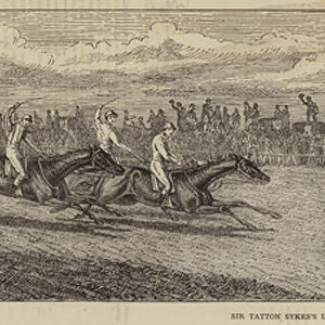 Sir Tatton Sykess Leger, 1846 (engraving)