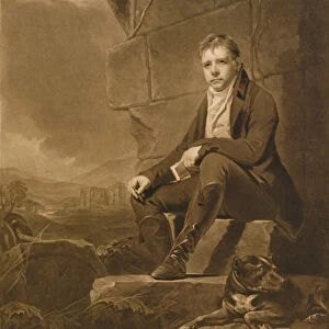 Sir Walter Scott, engraved by Charles Turner, 1810 (litho)