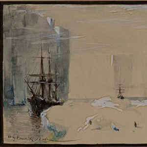 Sketch from the Dundee Antarctic Whaling Expedition, 1892-93 (w / c)