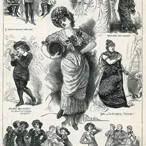 Sketches from Patience at the Opera Comique (engraving)