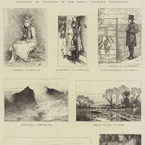Sketches of Pictures in the Royal Academy Exhibition (engraving)