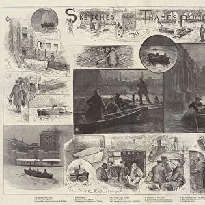 Sketches of the Thames Police (engraving)