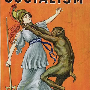Socialism, Throttling the Country, c.1909 (litho)