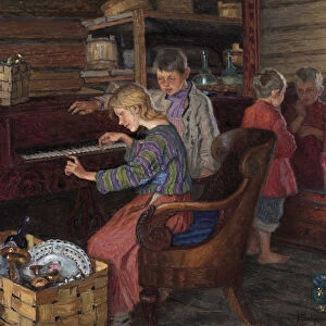 The Socialization par Bogdanov-Belsky, Nikolai Petrovich (1868-1945)