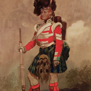 A Soldier of the 79th Highlanders at Chobham Camp in 1853