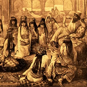Solomon and his Harem by J James Tissot - Bible (Book of Kings)