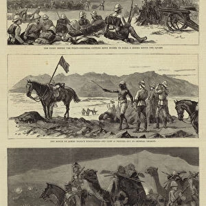 The Soudan, before and after the Battle of Tamasi (engraving)