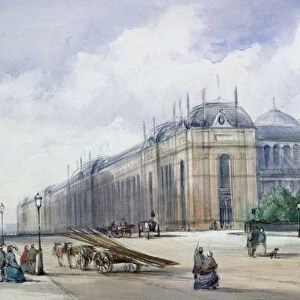 South-east Aspect of the 1862 Exhibition Building, looking along Cromwell Road