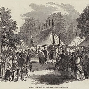 Special Constables Entertainment on Clapham-Common (engraving)