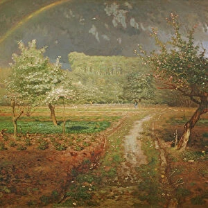 Spring at Barbizon, 1868-73 (oil on canvas)