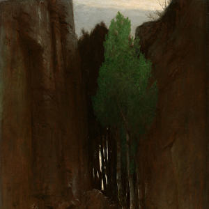 Spring in a Narrow Gorge, 1881 (oil on canvas)