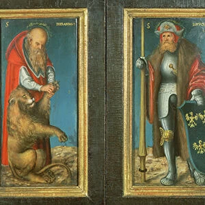 SS. Jerome and Leopold, 1515 (panel)