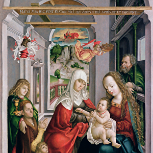 St. Anne with the Virgin and Child, Eperjes, c. 1520 (tempera on pine-wood)