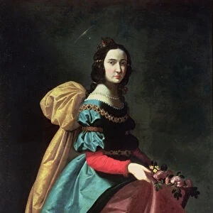 St. Elizabeth of Portugal (1271-1336) 1640 (oil on canvas)