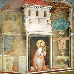 St. Francis Praying in the Church of San Damiano, 1297-99 (fresco)