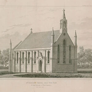 St Georges Chapel, near Nine Elms, Battersea (engraving)