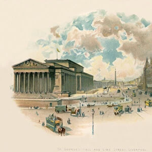 St. Georges Hall and Lime Street, Liverpool