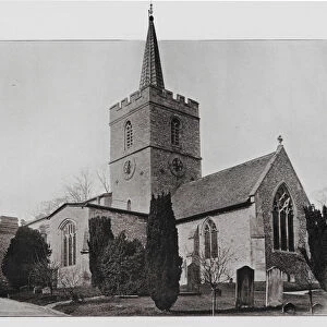 St Marys Church, Chesham (b / w photo)