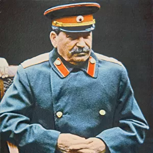 Stalin at the Yalta Conference, February 1945 (photo)