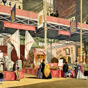 Stands for Guernsey and Jersey, Malta and Ceylon in the Great Exhibition of 1851