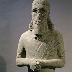 Statue dedicated to the god Haddad-Yishi (basalt) (see also 110888)