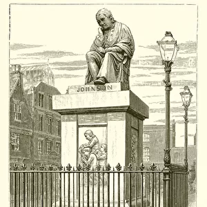 Statue of Johnson (engraving)